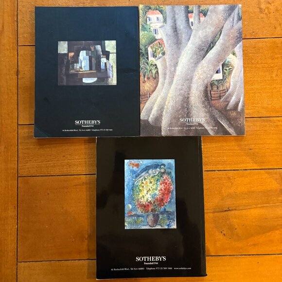 SOTHEBY'S Auction Catalog (Set of 3): International and Israeli Art, 1999/2000 - Picture 8 of 8